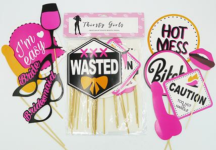 Thirsty Girls - Hen’s Night Photo Booth Props