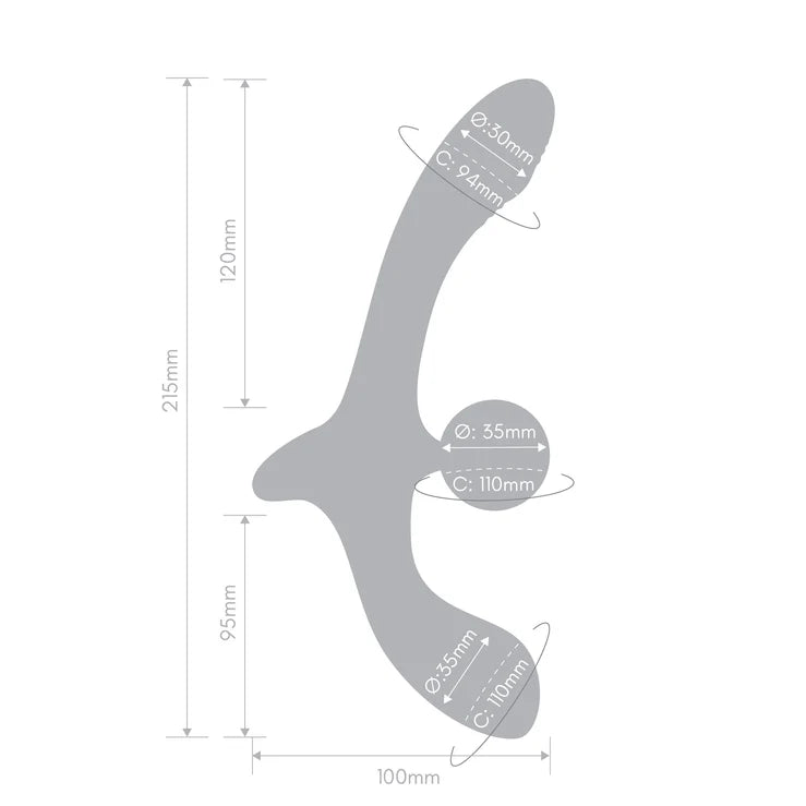 Electric EEL | Together Toy Double Tap Dual-Ended Vibrating Strapless Strap-On