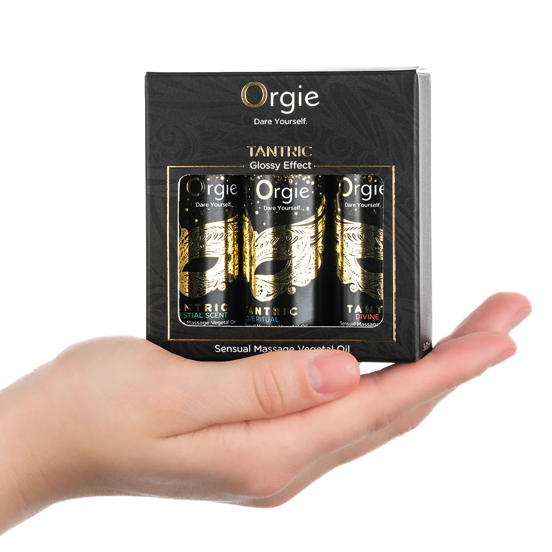 Orgie Tantric Mini Size Collection Sensual Massage Oils 3x30ml
