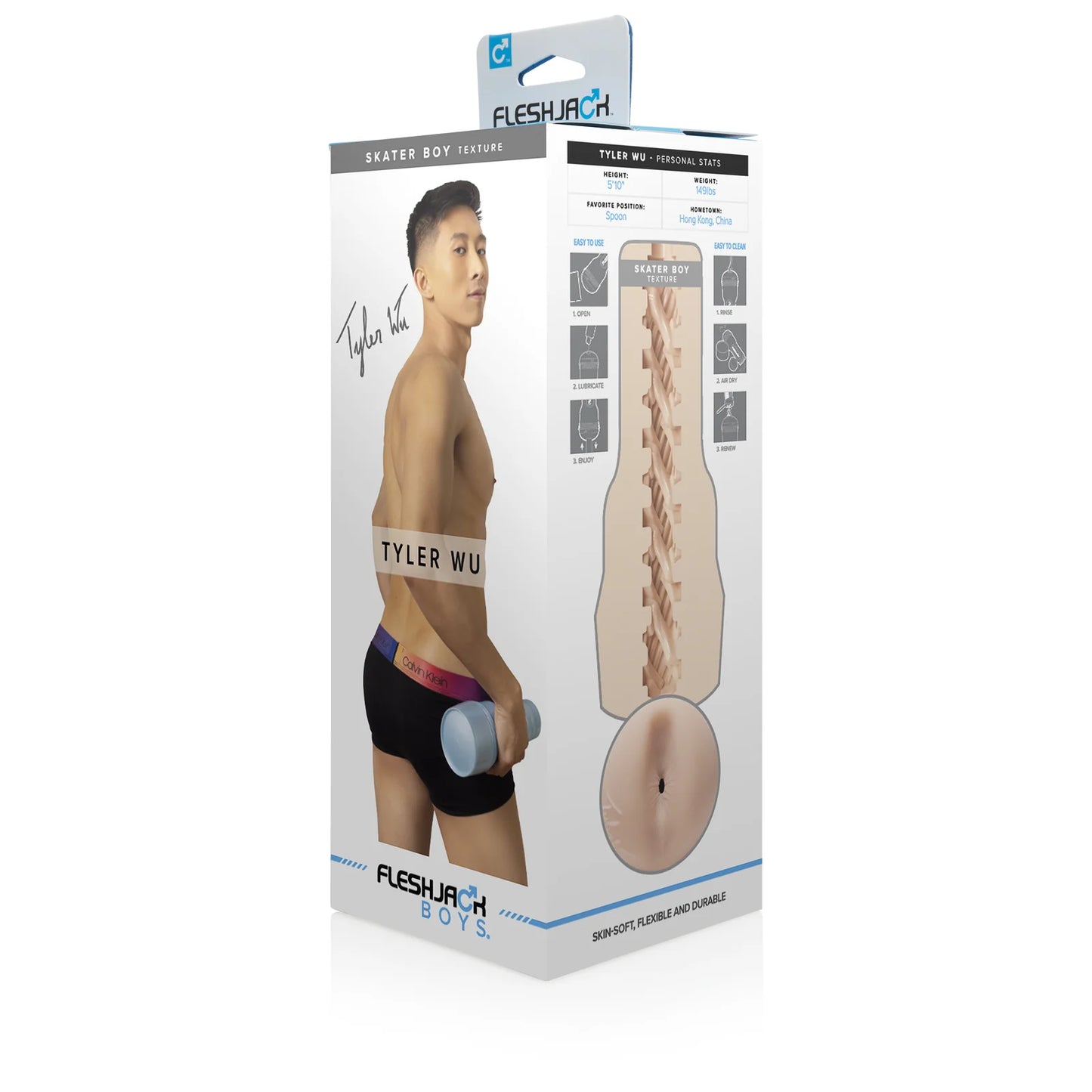 Fleshlight Fleshjack Boys Tyler Wu Skater Boy Ass Masturbator