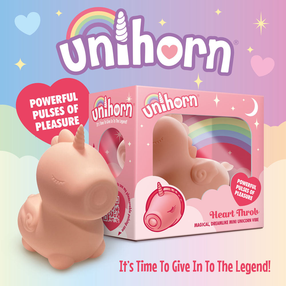 CreativeC | Unihorn Heart Throb Vibe - Discreet Mini Unicorn Vibrator