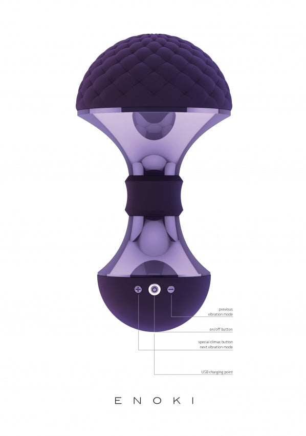Shots Toys | VIVE Enoki Bendable Massager Purple