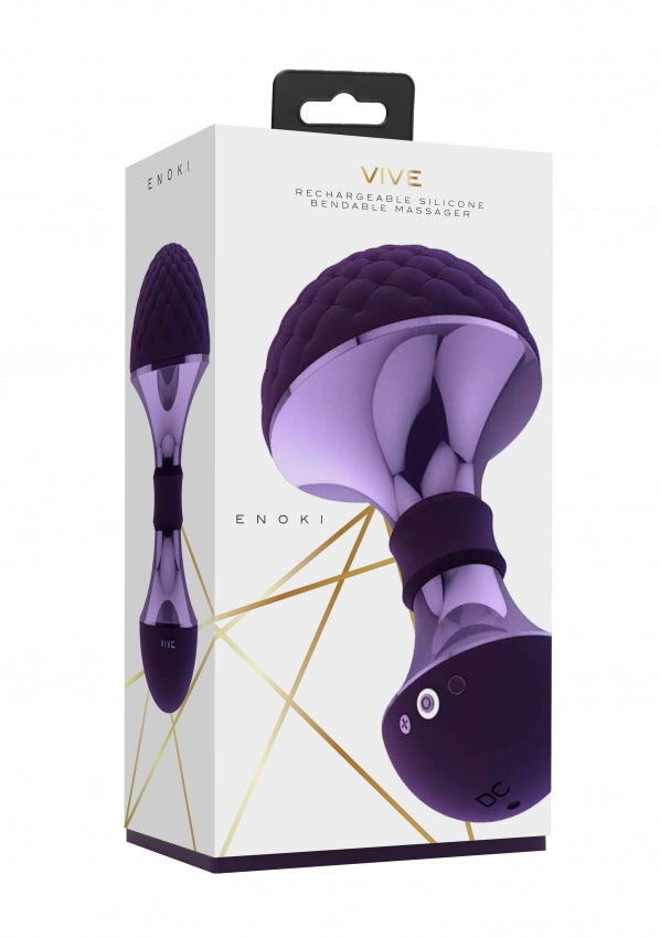 Shots Toys | VIVE Enoki Bendable Massager Purple