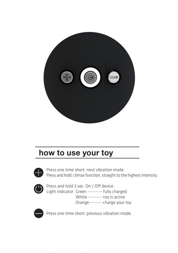 Shots Toys | VIVE Ombra Bendable Vibrator Black