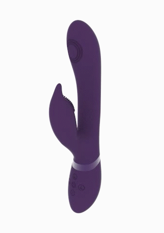 Shots Toys | VIVE Aimi Pulse-Wave & Vibrating G-Spot Rabbit Vibrator Purple