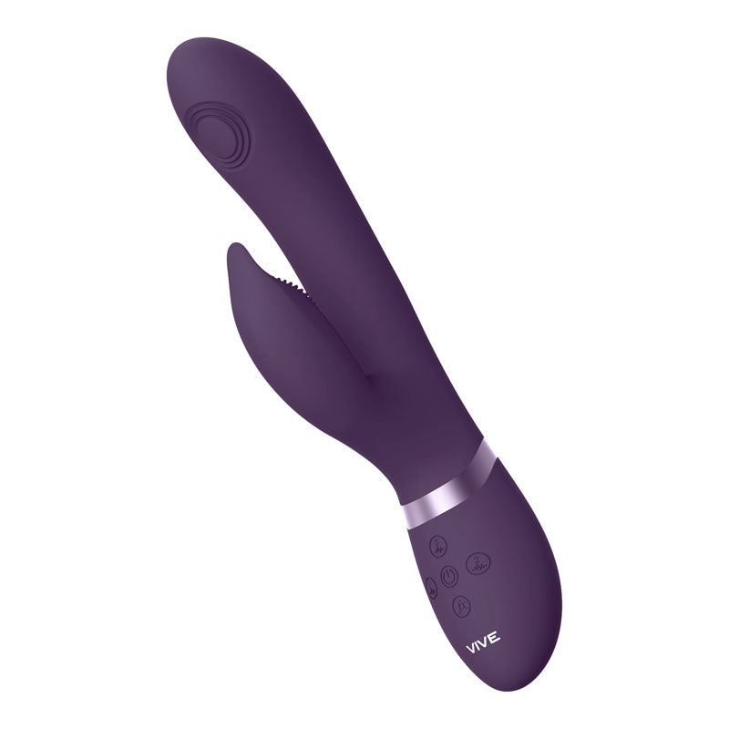 Shots Toys | VIVE Aimi Pulse-Wave & Vibrating G-Spot Rabbit Vibrator Purple