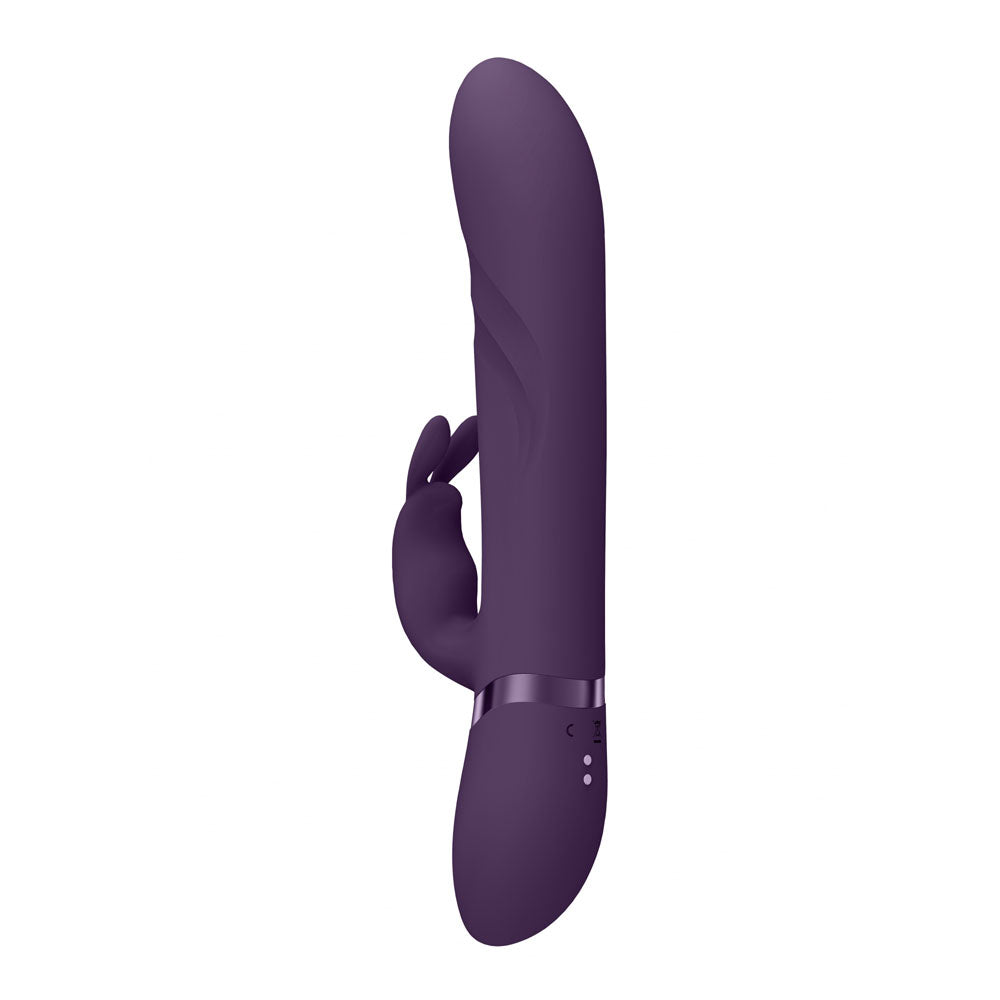 Shots Toys | VIVE Nari Vibrating and Rotating Beads, G-Spot Rabbit Vibrator Purple