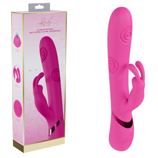 Shots Toys | VIVE Mimi Tapping G-Spot Clitoral Rabbit Vibrator Pink