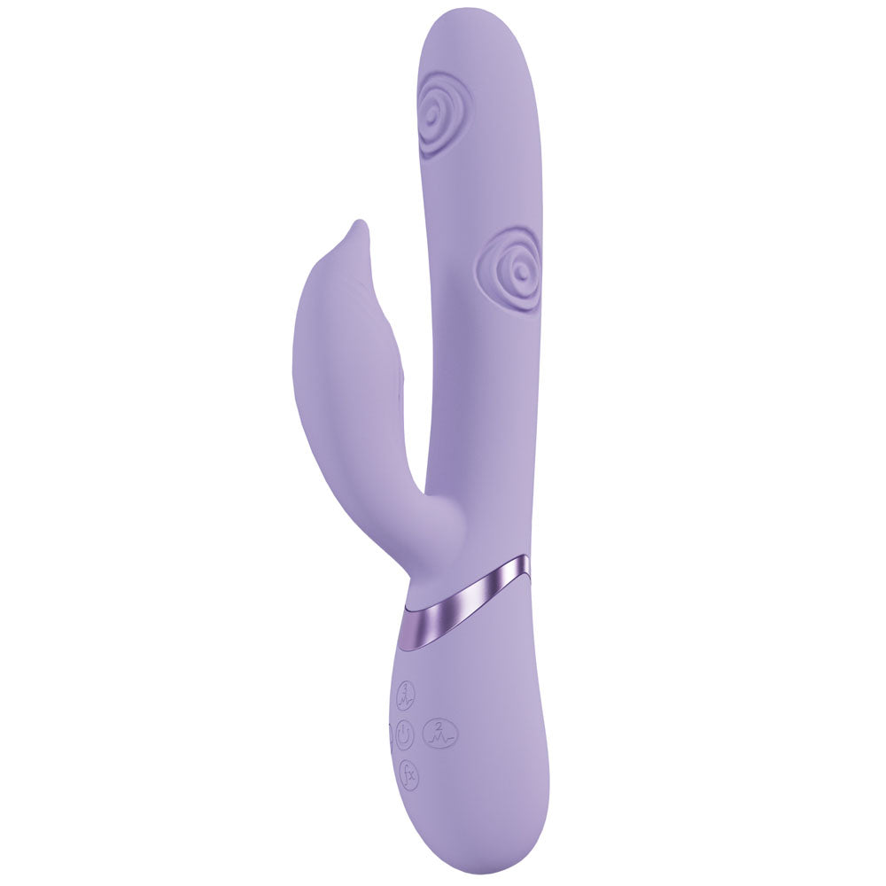 Shots Toys | VIVE Pallina Tapping G-Spot Clitoral Rabbit Vibrator Purple