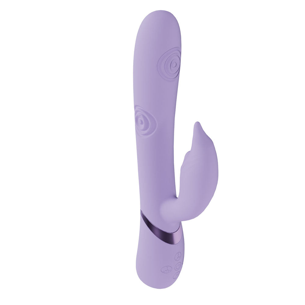 Shots Toys | VIVE Pallina Tapping G-Spot Clitoral Rabbit Vibrator Purple