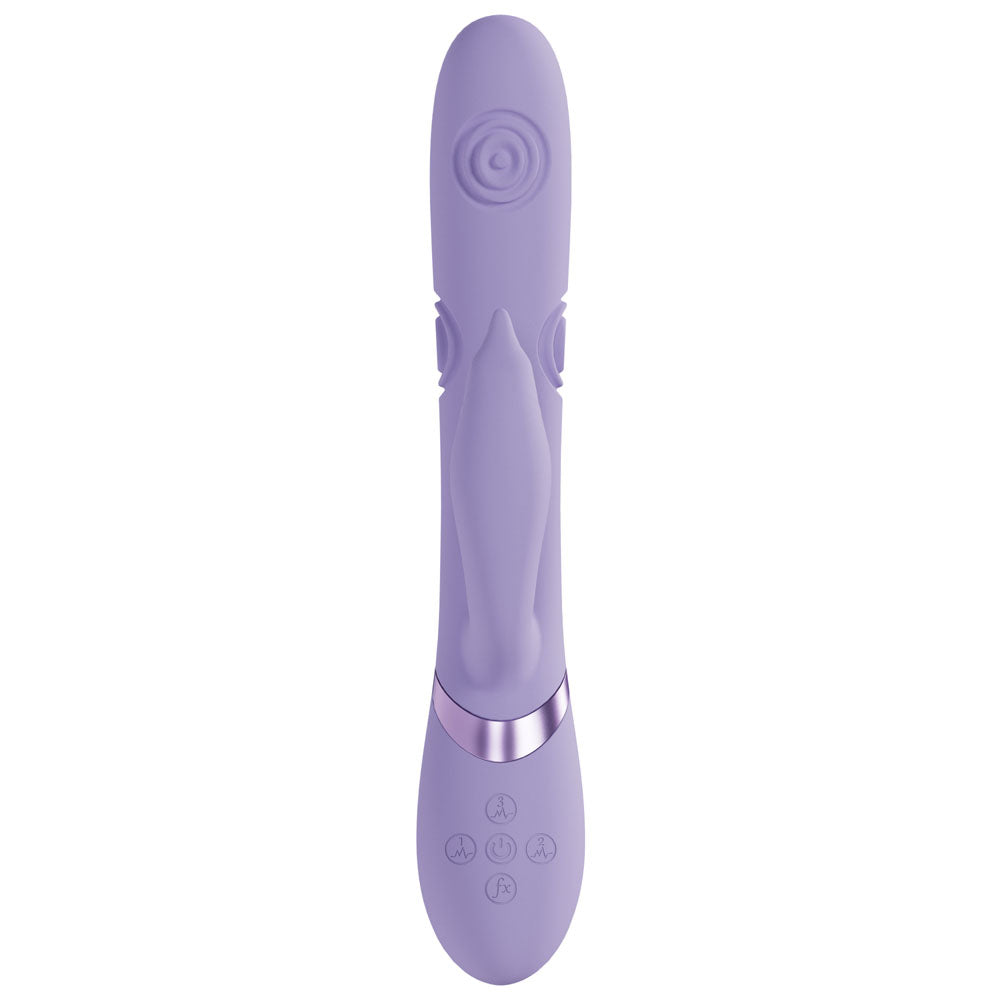 Shots Toys | VIVE Pallina Tapping G-Spot Clitoral Rabbit Vibrator Purple