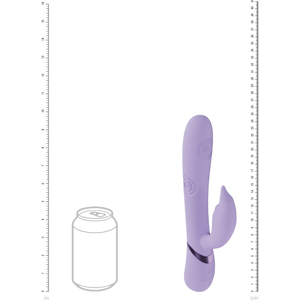 Shots Toys | VIVE Pallina Tapping G-Spot Clitoral Rabbit Vibrator Purple