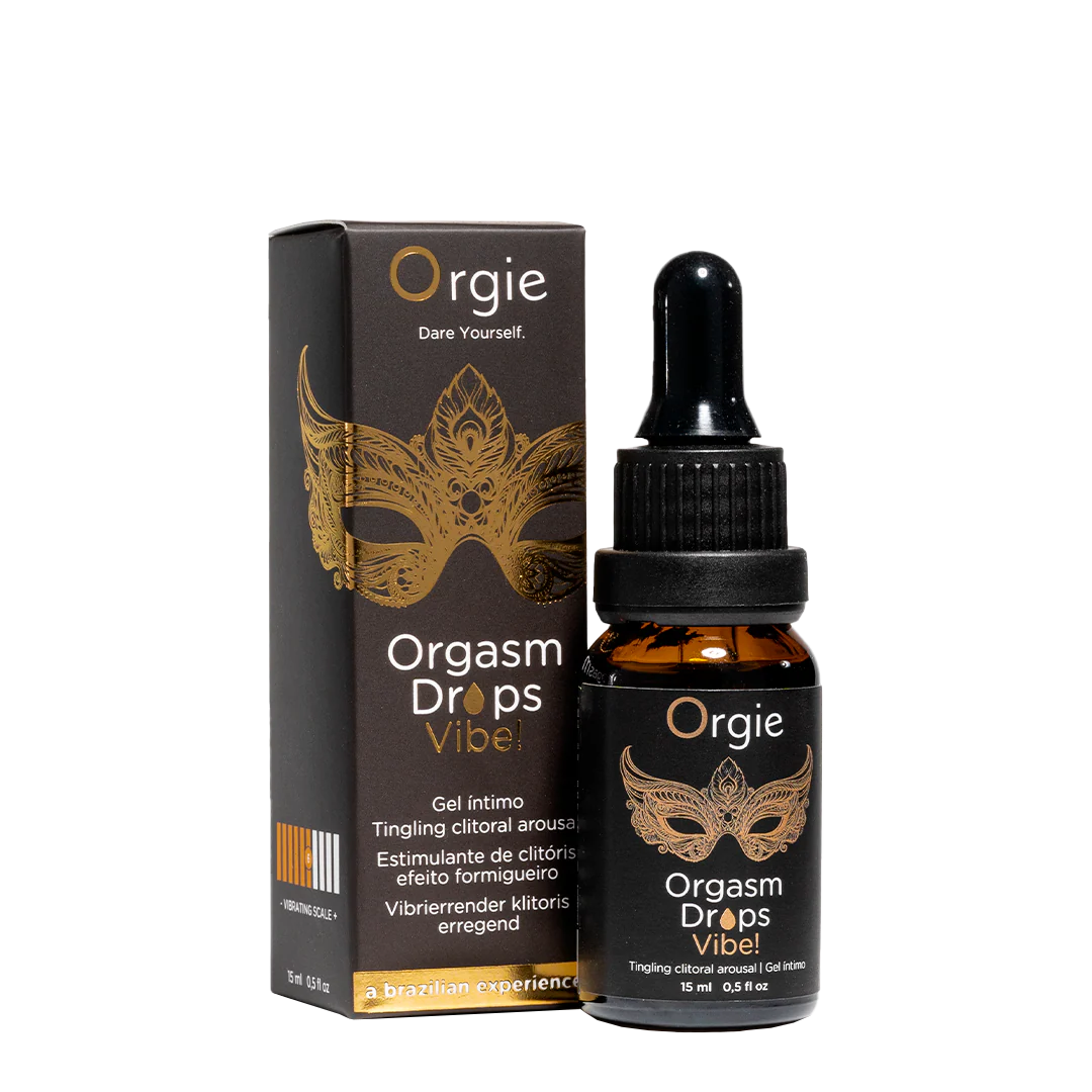 Orgie Orgasm Drops Vibe! - Kissable Arousal Gel 15ml