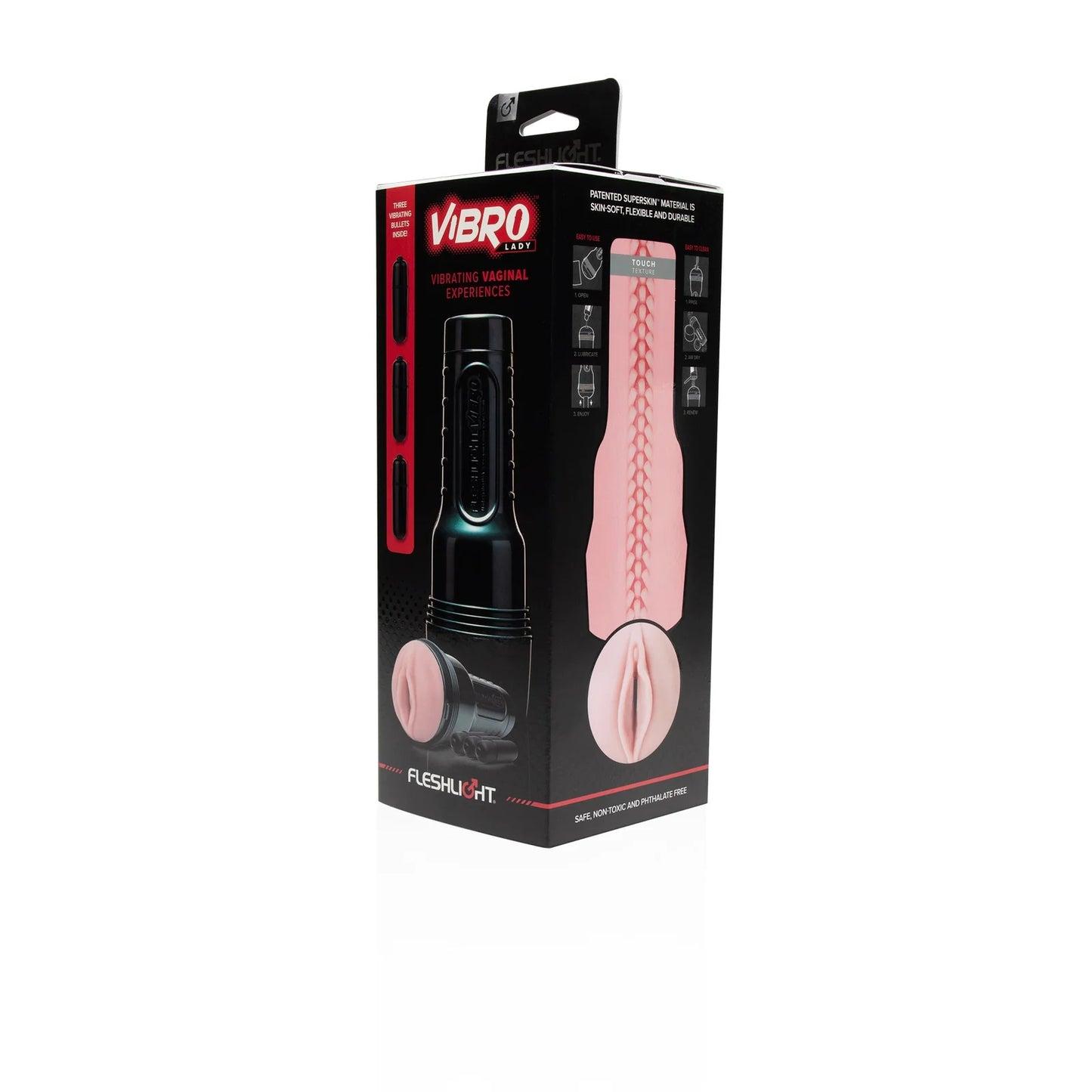 Fleshlight Vibro Pink Lady Touch Vagina Masturbator