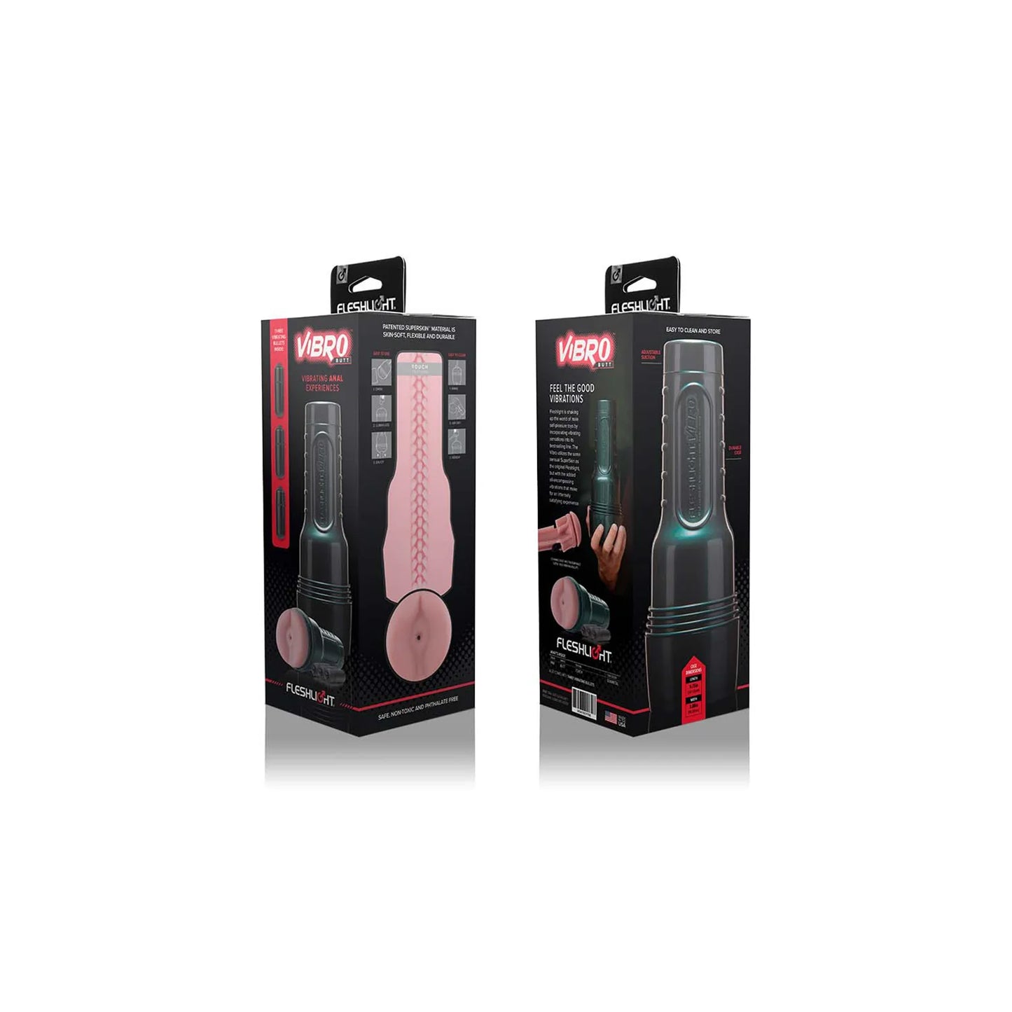 Fleshlight Vibro Pink Butt Touch Ass Masturbator