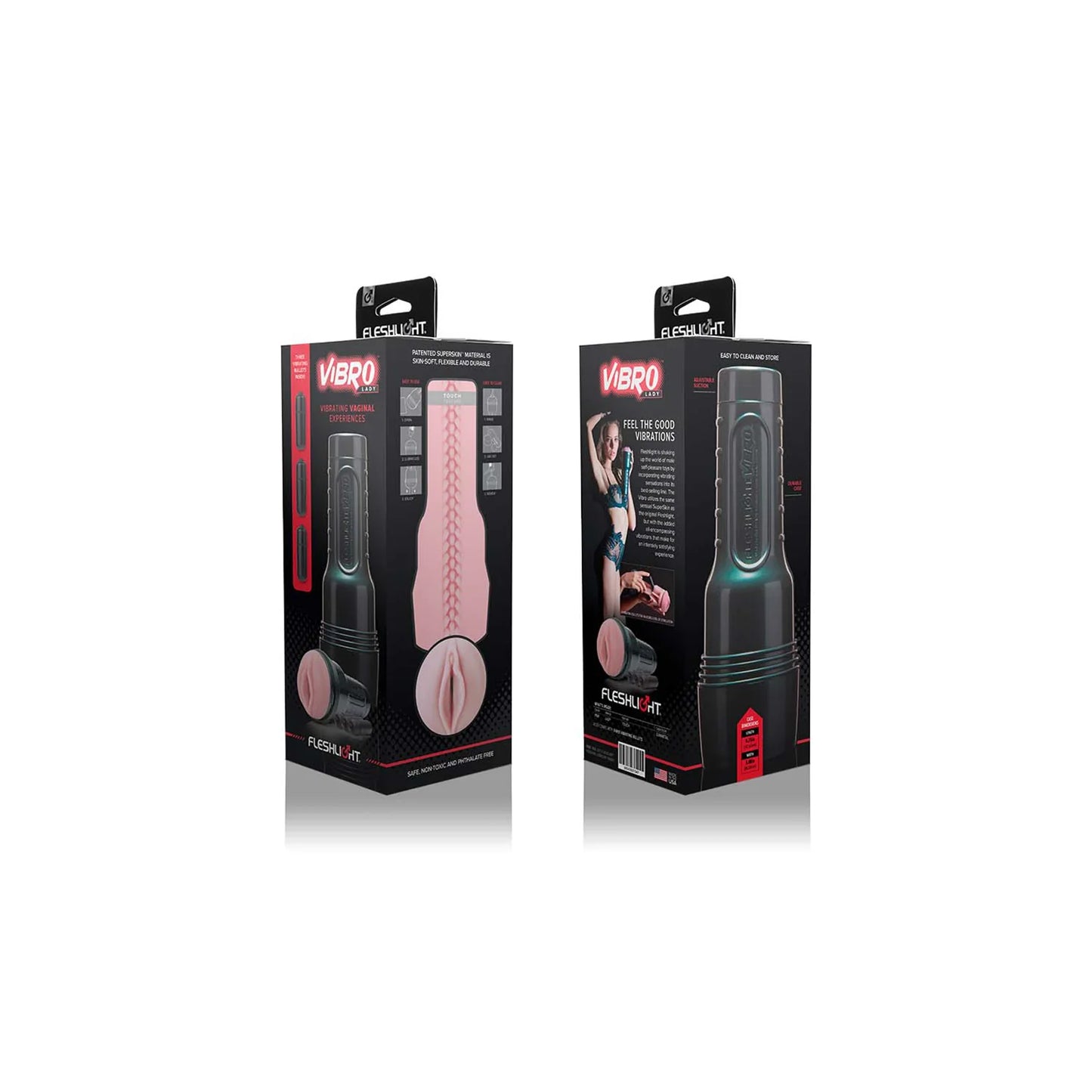 Fleshlight Vibro Pink Lady Touch Vagina Masturbator