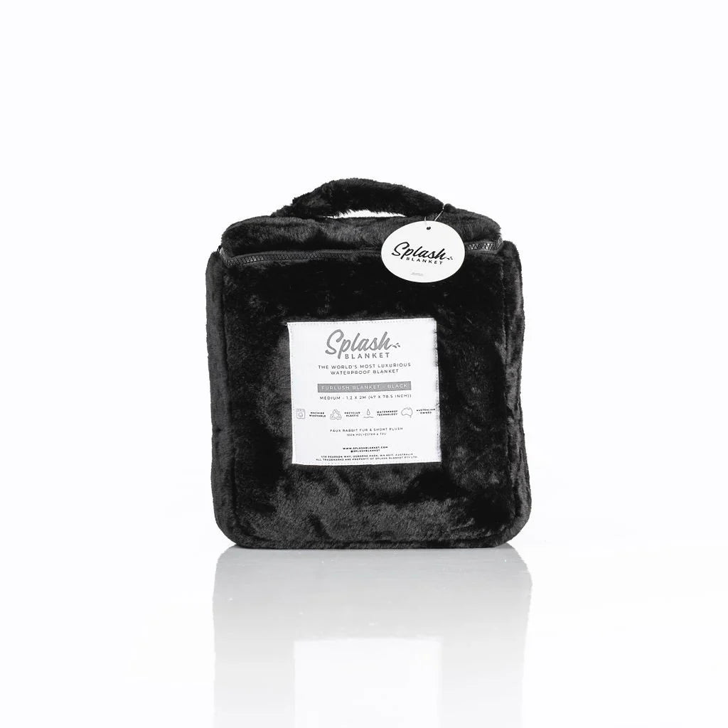 Splash Blanket - Furlush Waterproof Splash Blanket Black