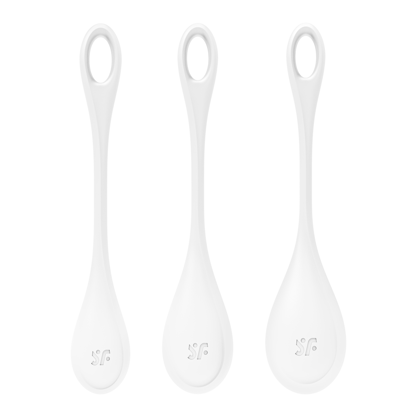 Satisfyer Yoni Power 1 Balls Training Set White 3 Pc Pieces Kegel