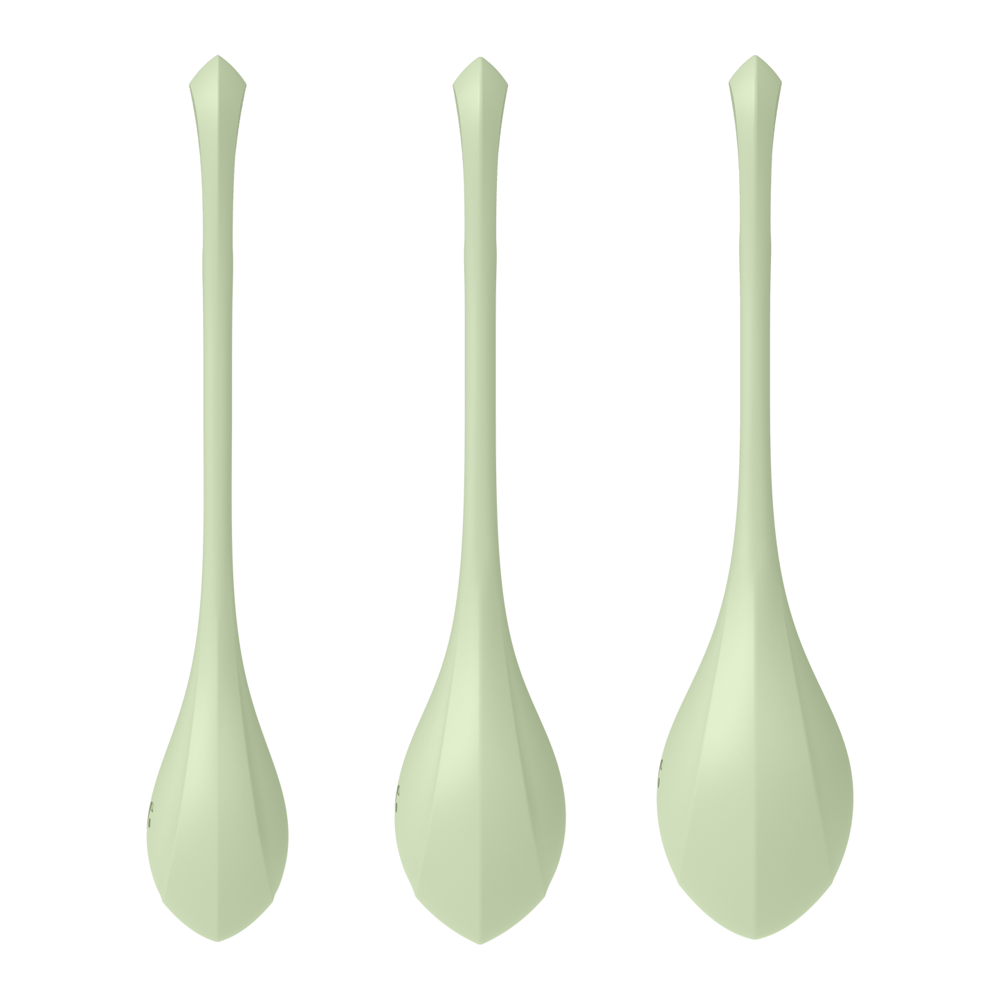 Satisfyer Yoni Power 2 Balls Training Set Green 3 Pc Pieces Kegel