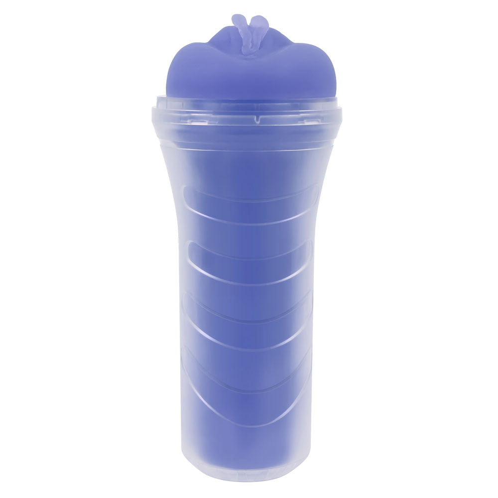 Zero Tolerance POP ON THE GLOW - Glow in Dark Purple Vagina Stroker