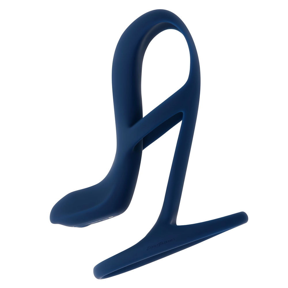 Zero Tolerance BIG TIME - Navy Blue Vibrating Penis Sleeve with Wireless Remote