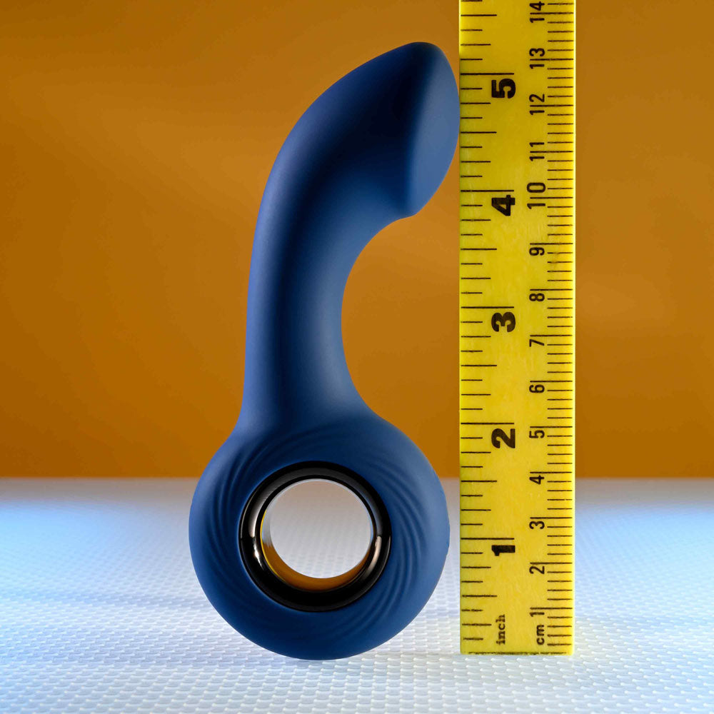 Zero Tolerance THE REACH - Blue 13.8cm USB Rechargeable Vibrating Anal Plug