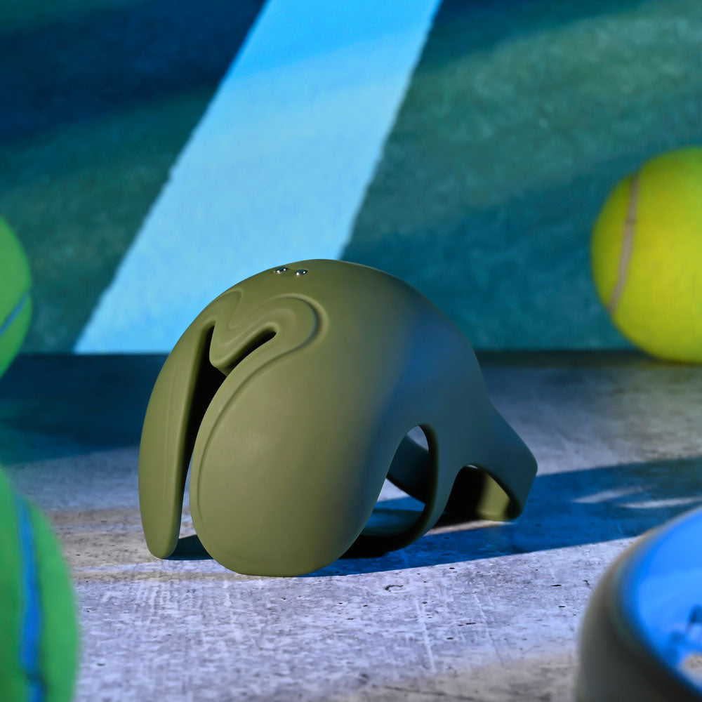 Zero Tolerance NUTTY BUDDY - Olive Green Vibrating Cock & Balls Ring