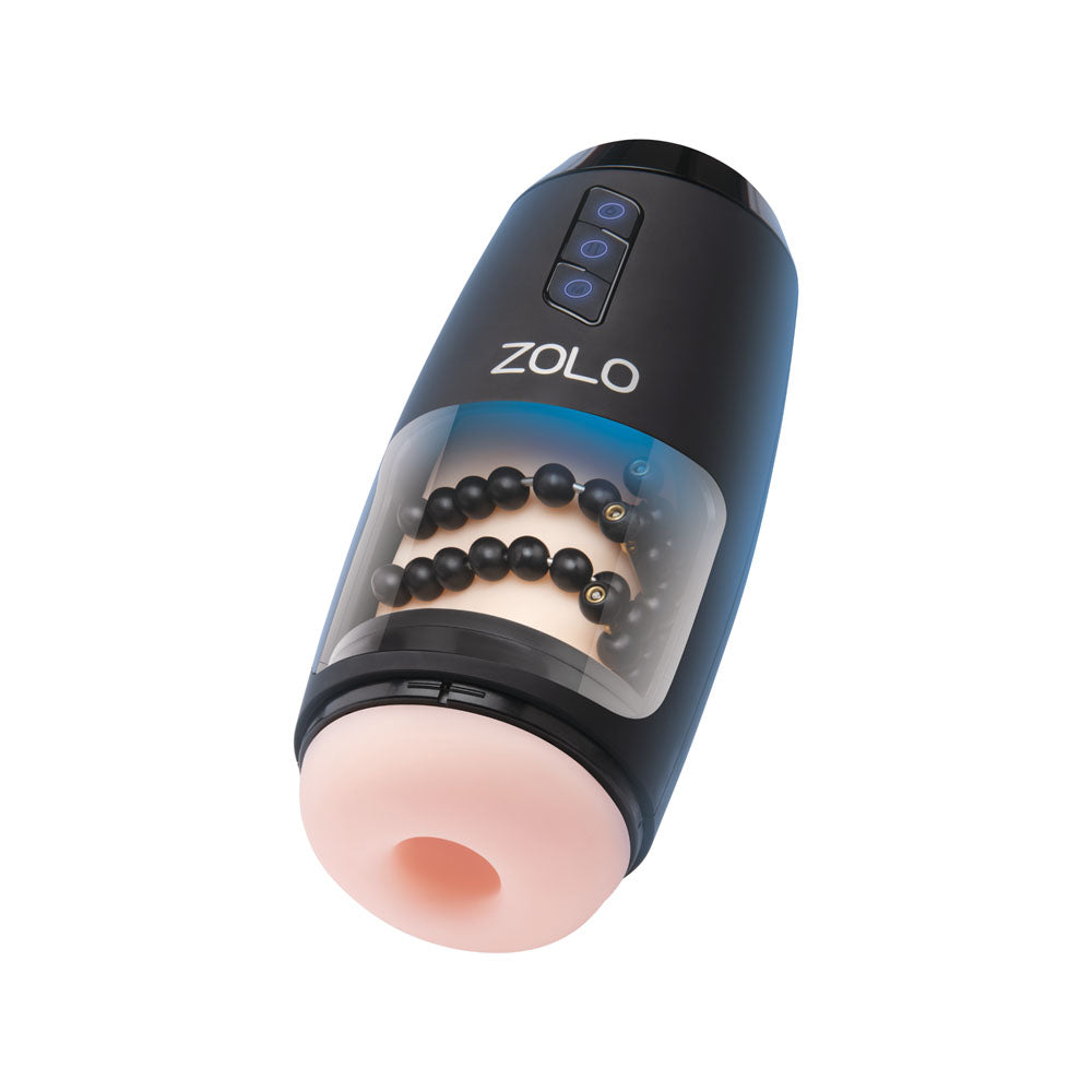 Zolo Upstroke - Flesh Auto Thrusting Beaded Masturbator