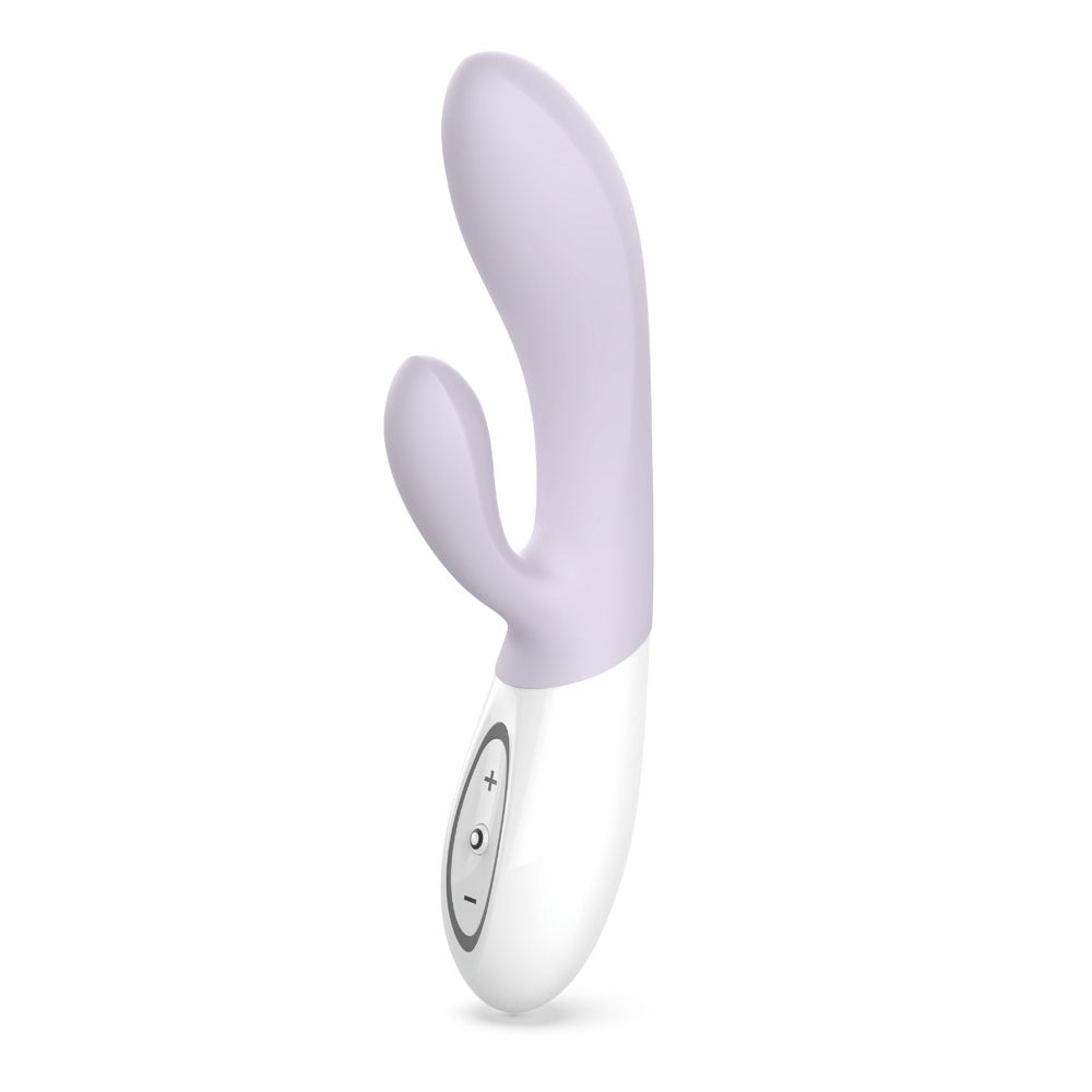 Zini Dew Purple Hydrangea 20cm USB Rechargeable Dual Pleasure Rabbit Vibrator