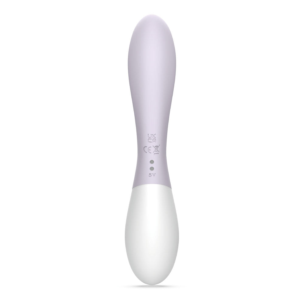 Zini Dew Purple Hydrangea 20cm USB Rechargeable Dual Pleasure Rabbit Vibrator