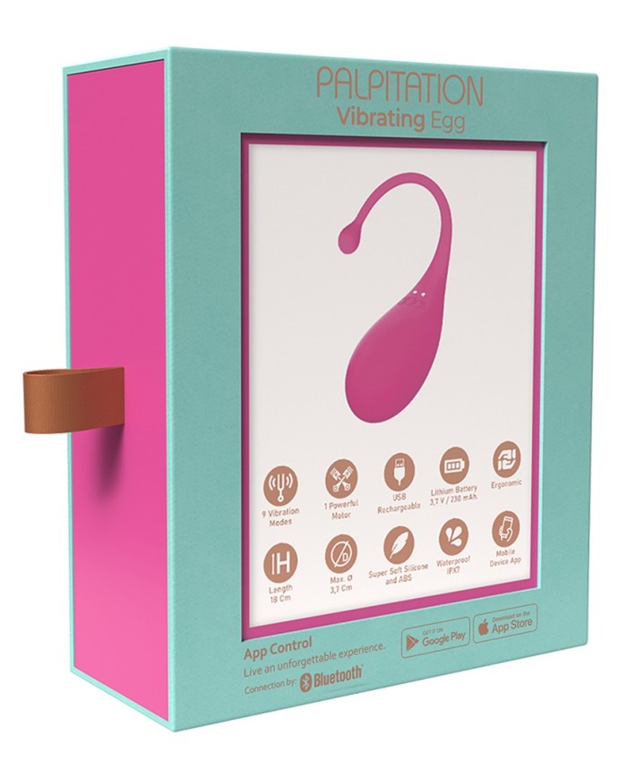 Adrien Lastic Palpitation Vibrating Egg Pink (App)
