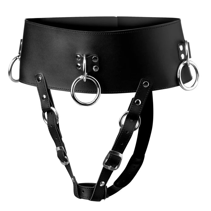 Strict Forced Orgasm Wand Holder Belt