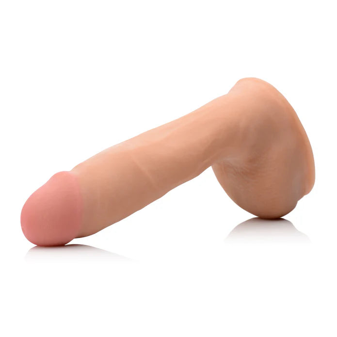 Loadz Squirting Dildo 8" with Reservoir in Balls