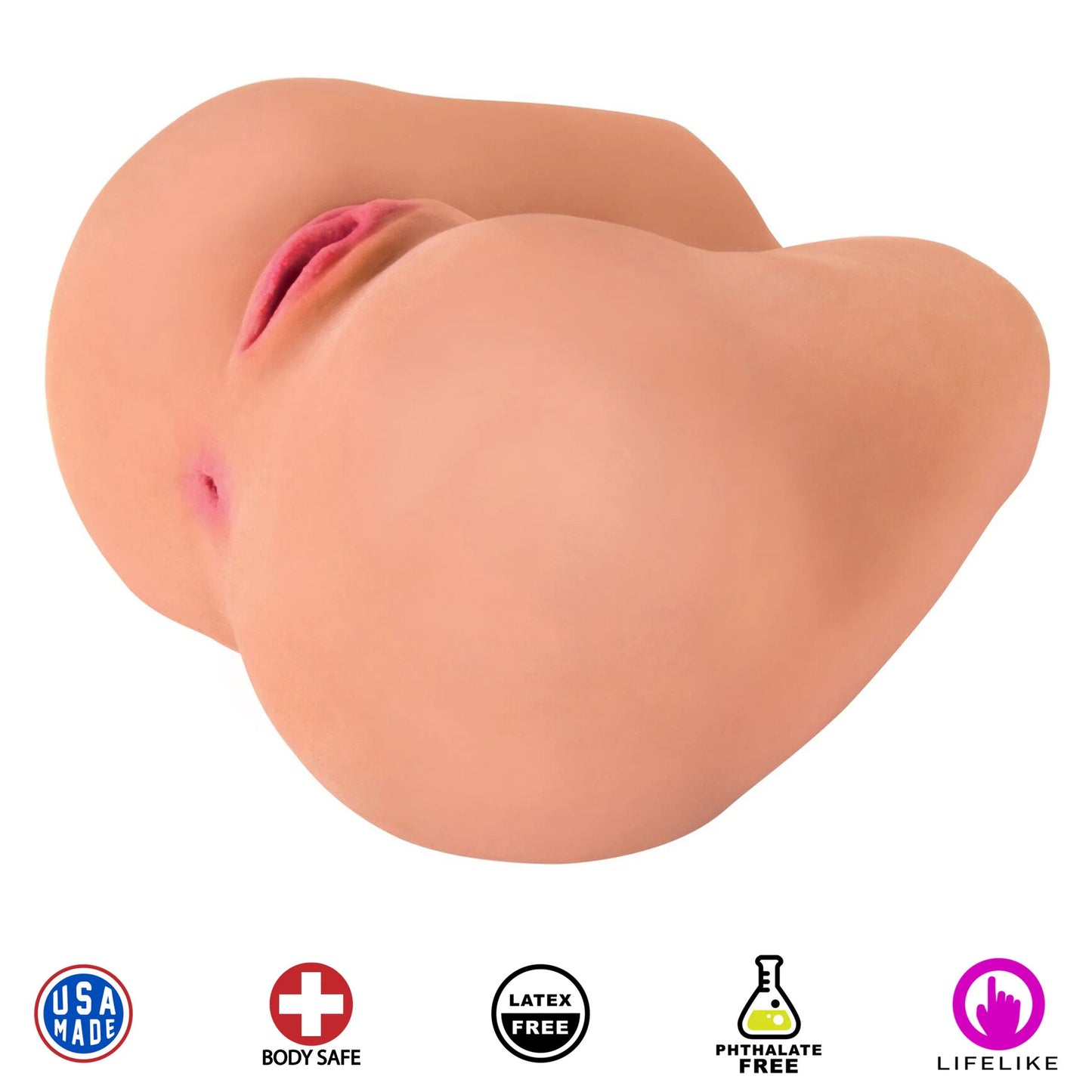 Curve Toys | Mistress Maddie - 10X Missionary Butt Masturbator with Vibrating Egg