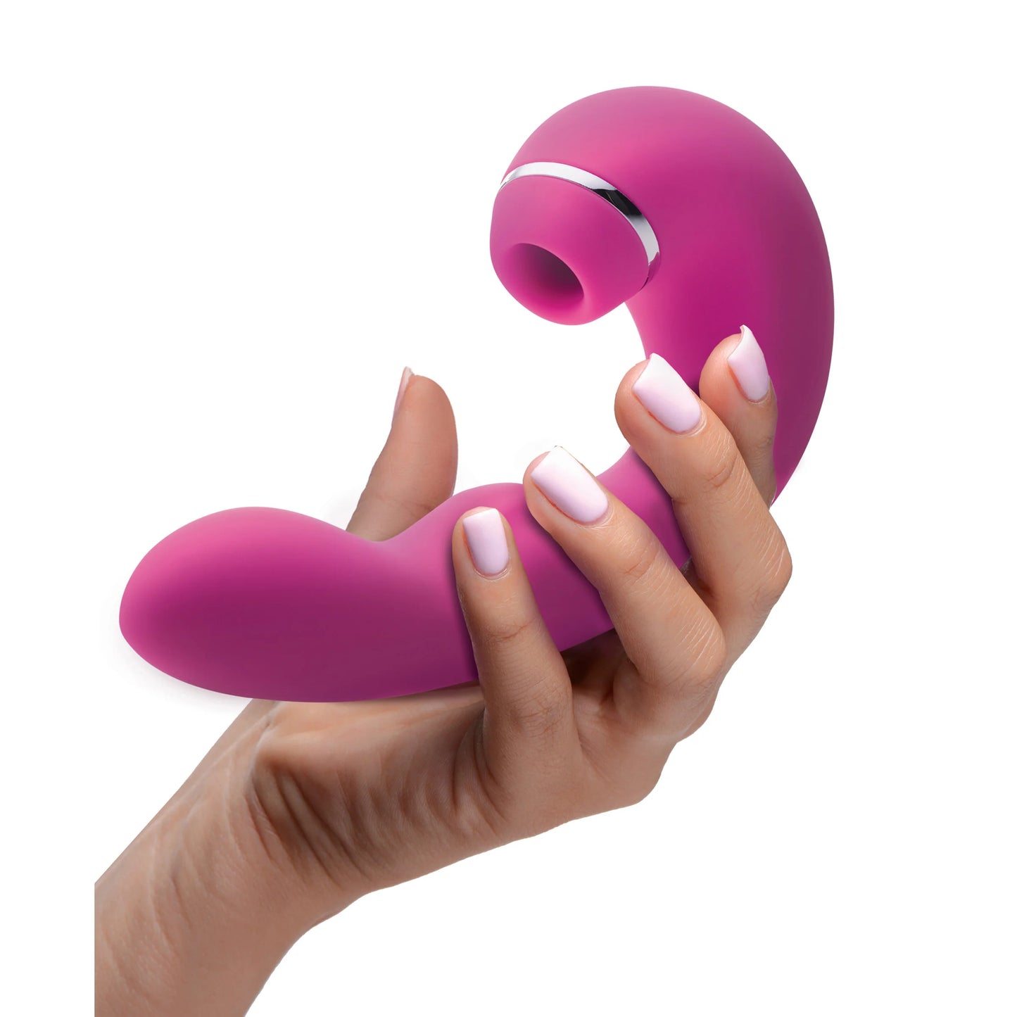 XR Brands | Shegasm 5 Star 10X Tapping G-Spot Vibe w Suction Pink