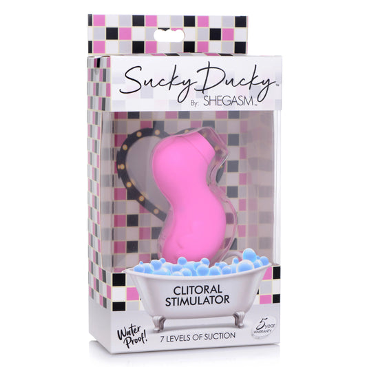 XR Brands | Shegasm Sucky Ducky Silicone Clitoral Stimulator Pink
