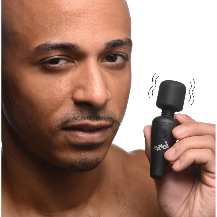 XR Brands | BANG! 10X Vibrating Mini Silicone Wand - Black