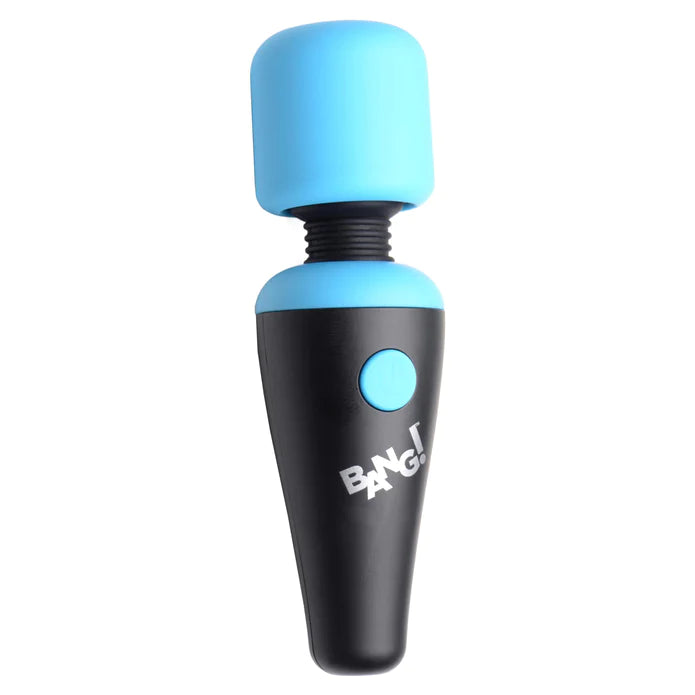 XR Brands | BANG! 10X Vibrating Mini Silicone Wand - Blue