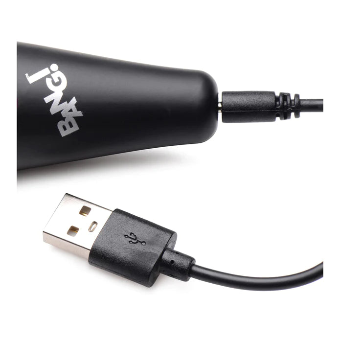 XR Brands | BANG! 10X Vibrating Mini Silicone Wand - Pink