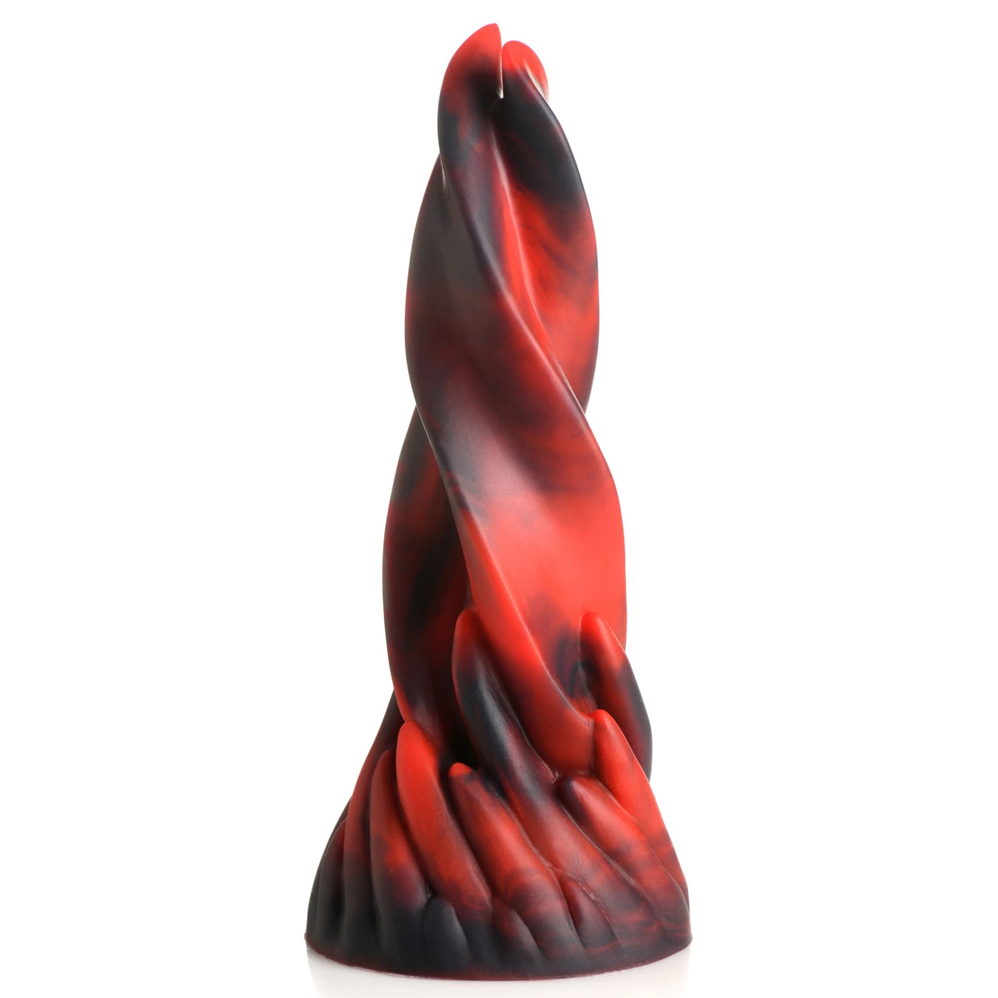 Creature Cocks Hell Kiss Twisted Tongues - Red 18.8cm Fantasy Dildo