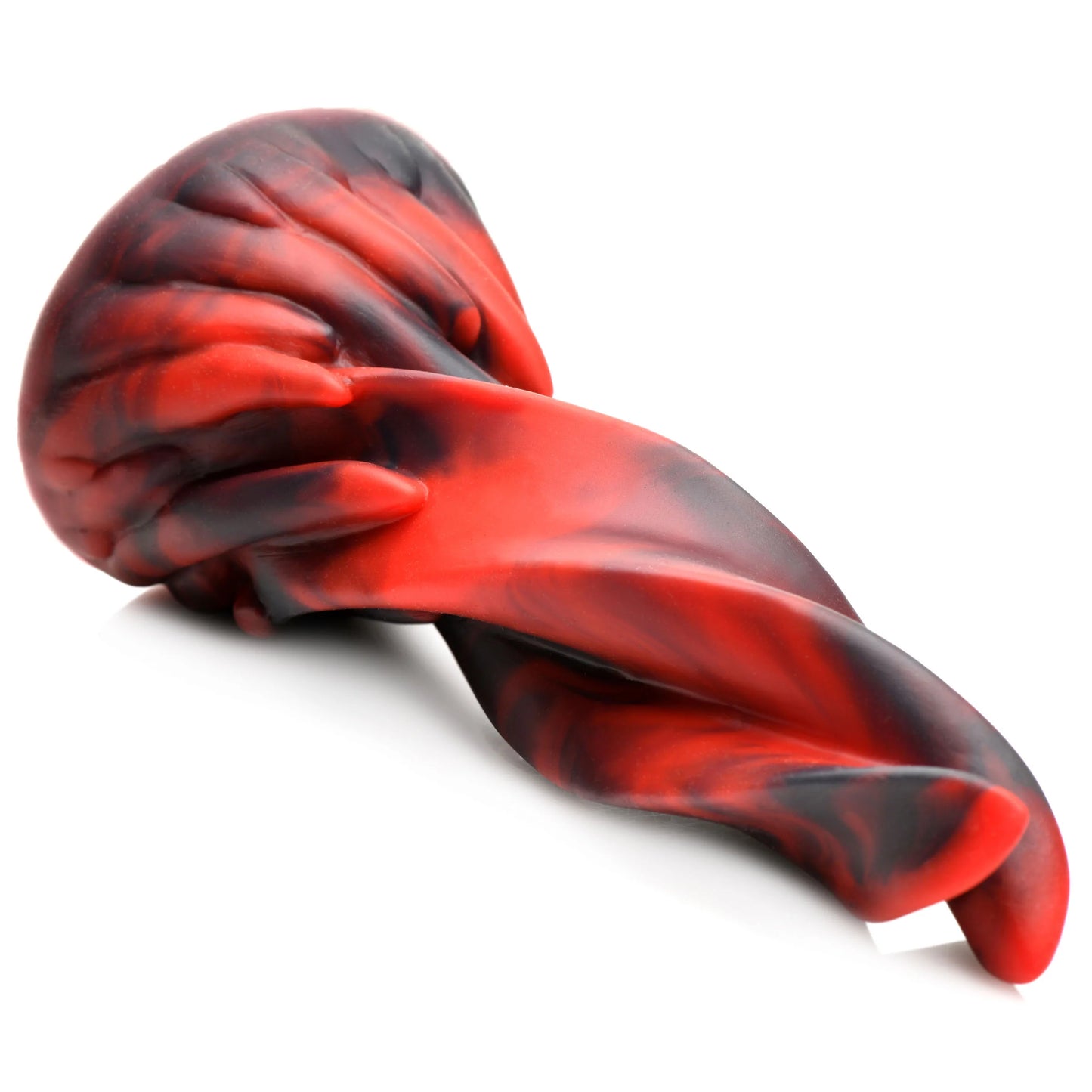 Creature Cocks Hell Kiss Twisted Tongues - Red 18.8cm Fantasy Dildo