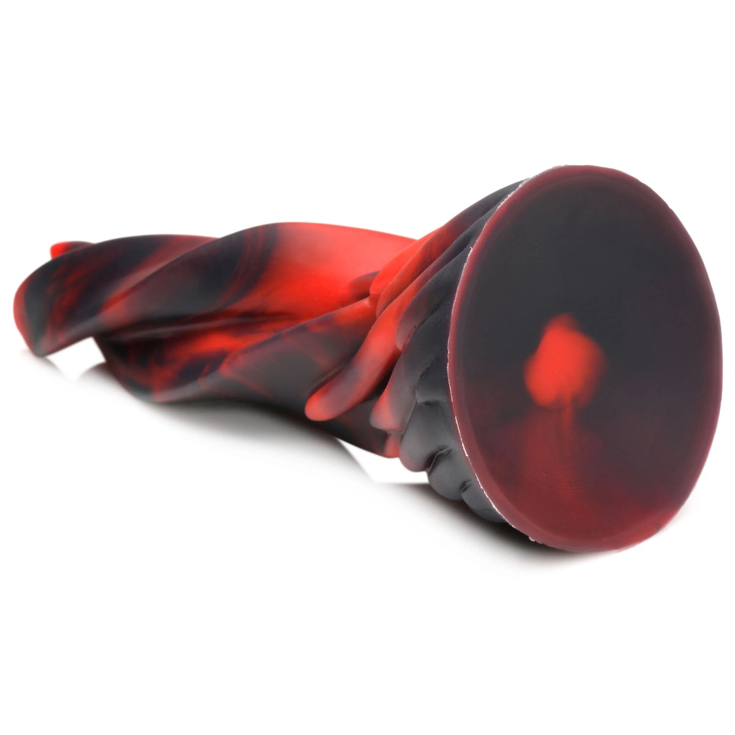 Creature Cocks Hell Kiss Twisted Tongues - Red 18.8cm Fantasy Dildo