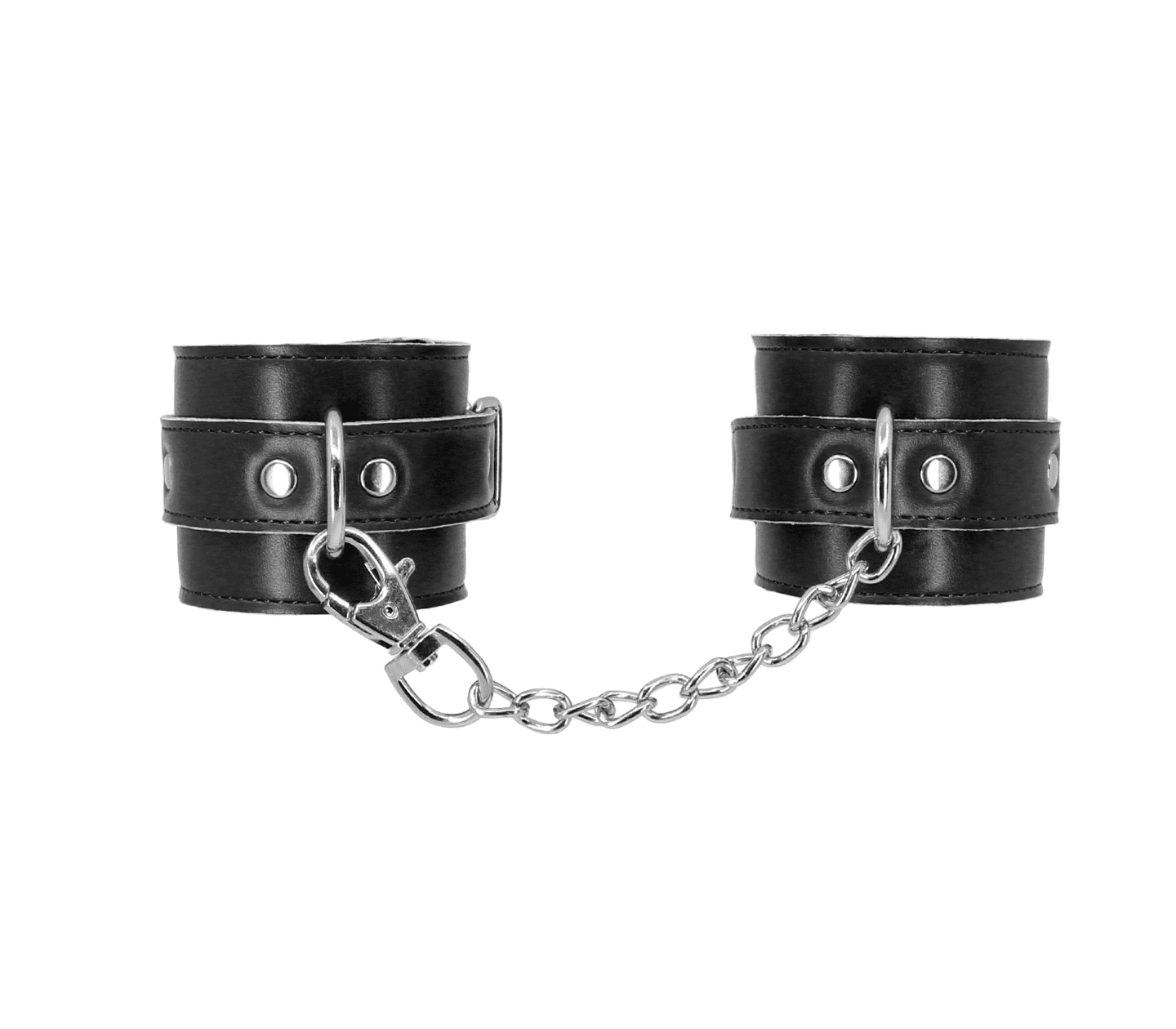 Love In Leather Faux Fur Lined Leatherette Ankle Restraints