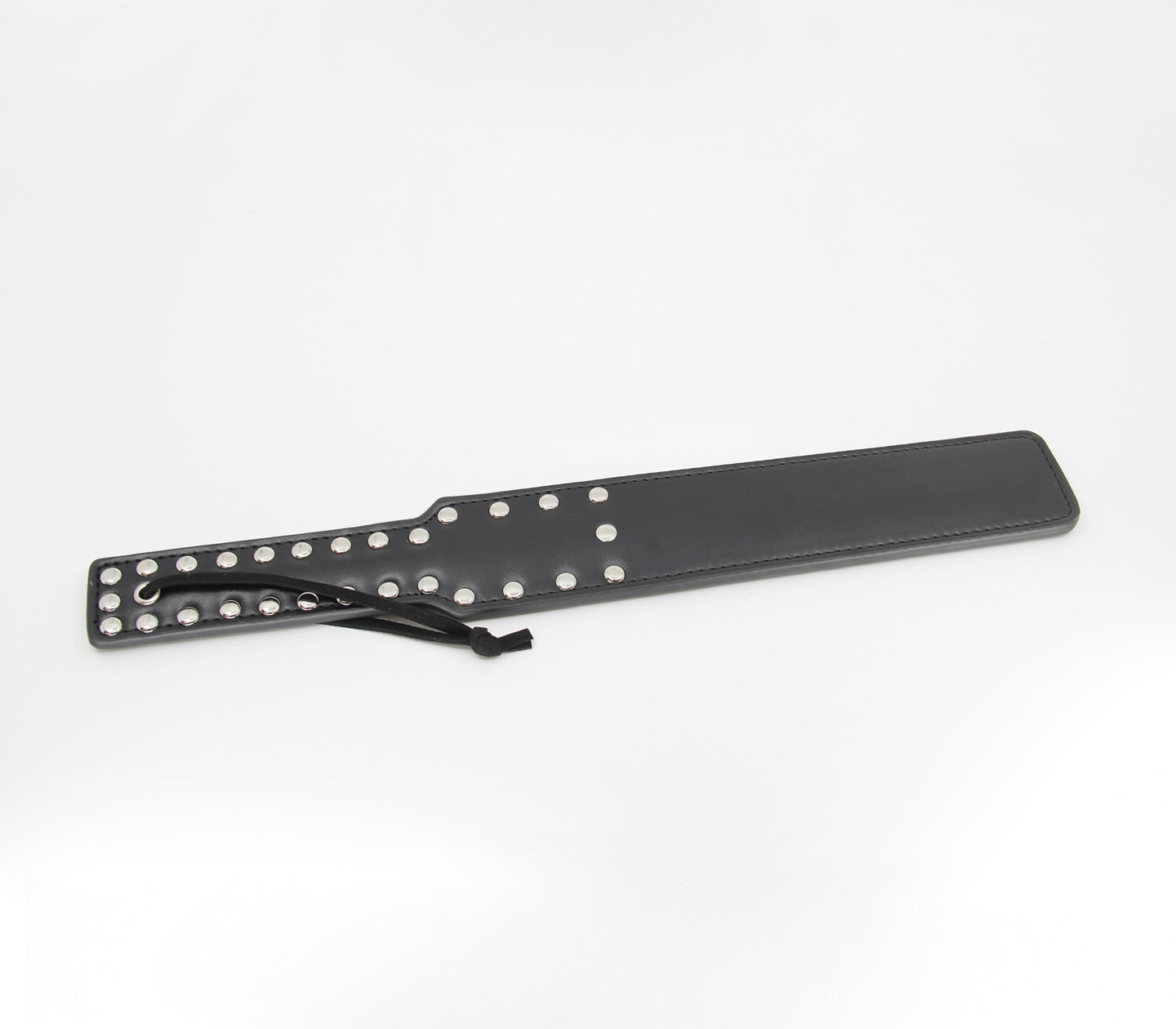 Love In Leather Faux Leather Paddle With Decorative Stud Handle And Wrist Strap B-PAD07