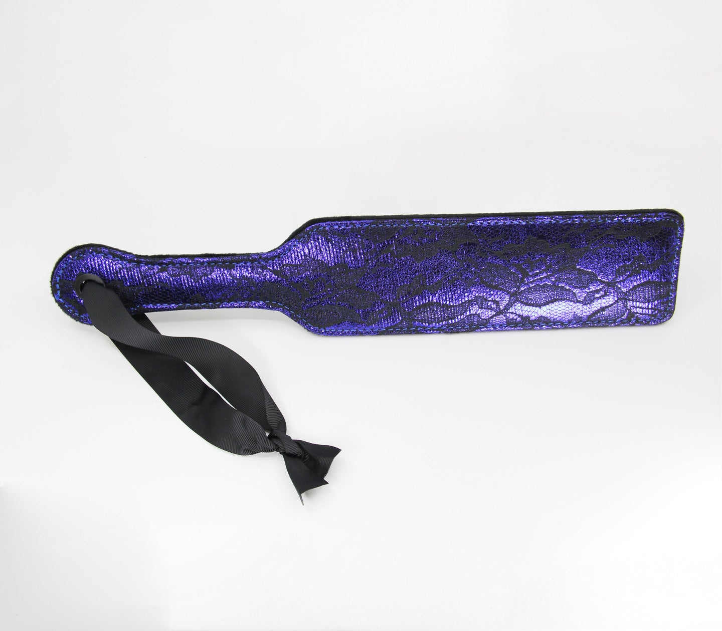 Love In Leather Lace Paddle Front With Ribbon Wrist Strap And Extra Soft Plush Backing B-PAD21