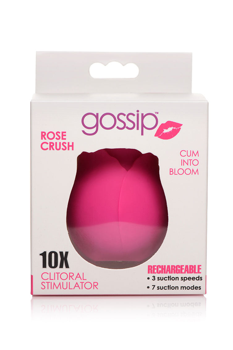 Curve Toys | Gossip Cum Into Bloom Clitoral Vibrator - Rose Crush