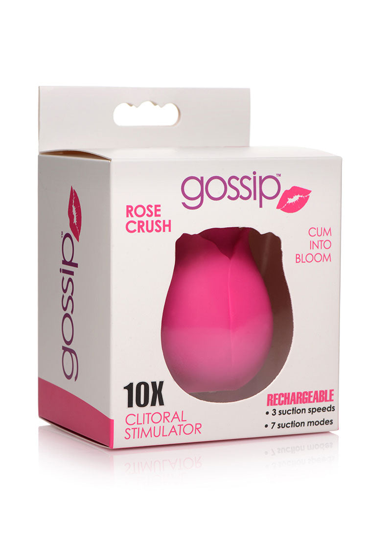 Curve Toys | Gossip Cum Into Bloom Clitoral Vibrator - Rose Crush
