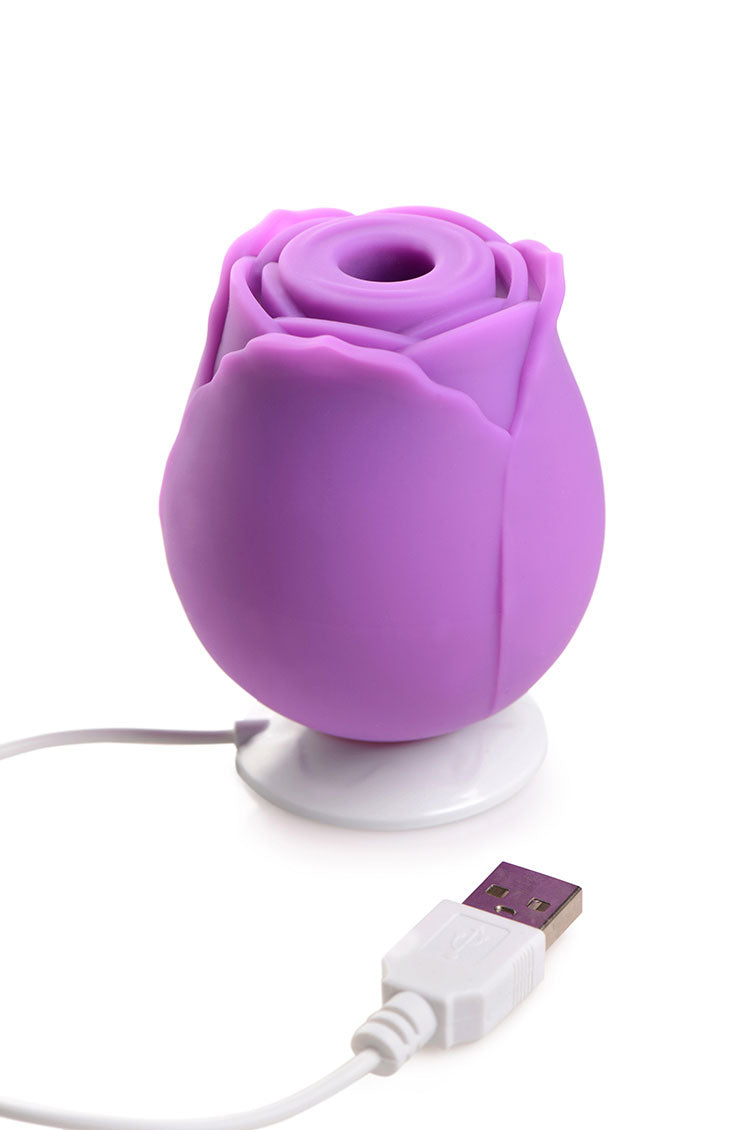 Curve Toys | Gossip Cum Into Bloom Clitoral Vibrator - Rose Flirt