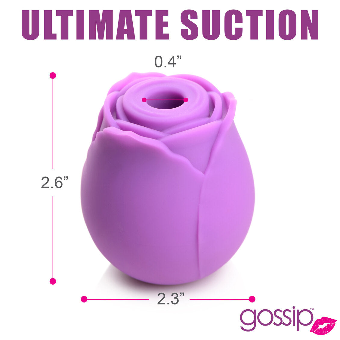 Curve Toys | Gossip Cum Into Bloom Clitoral Vibrator - Rose Flirt