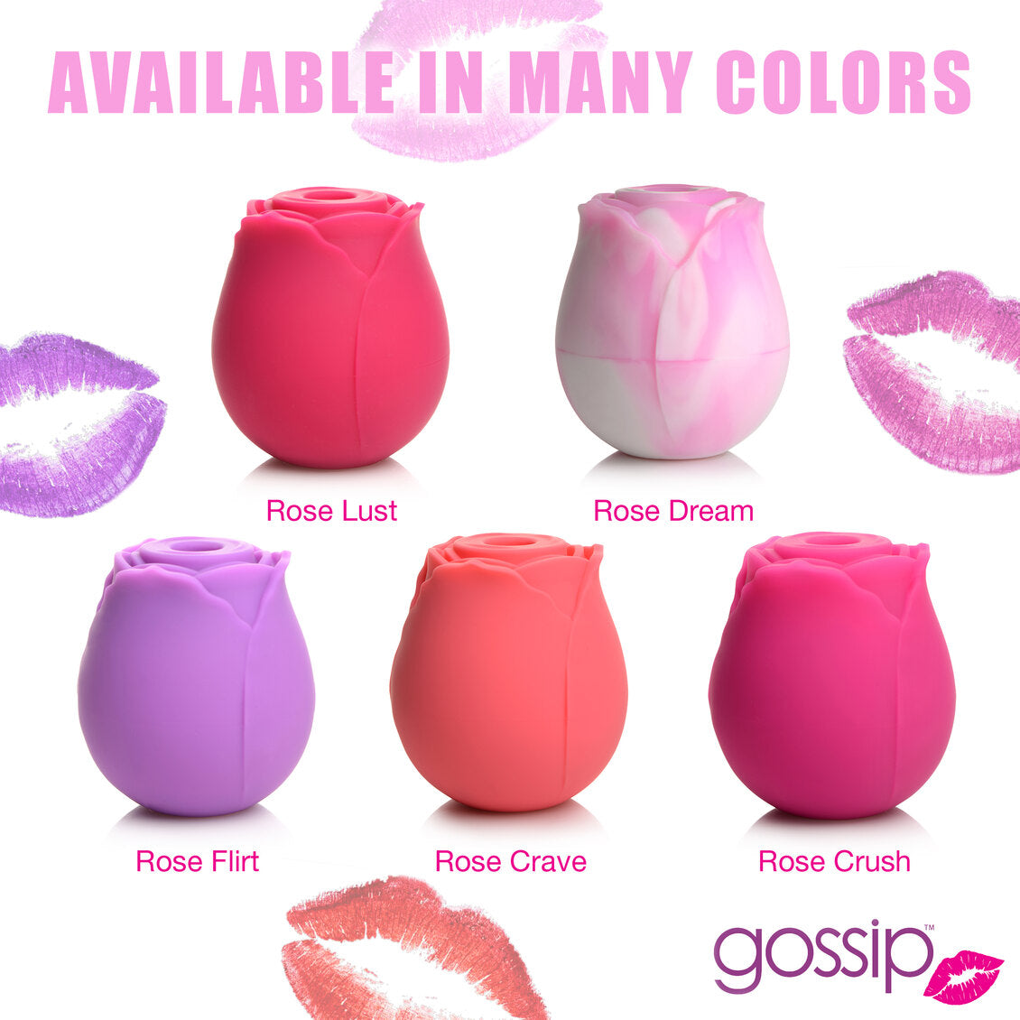 Curve Toys | Gossip Cum Into Bloom Clitoral Vibrator - Rose Flirt